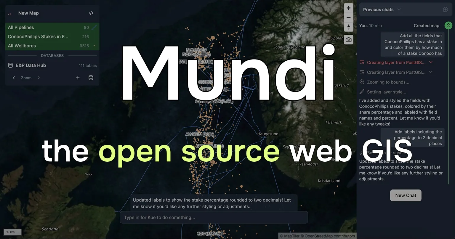 Mundi open-source web GIS