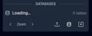 postgis connection is loading